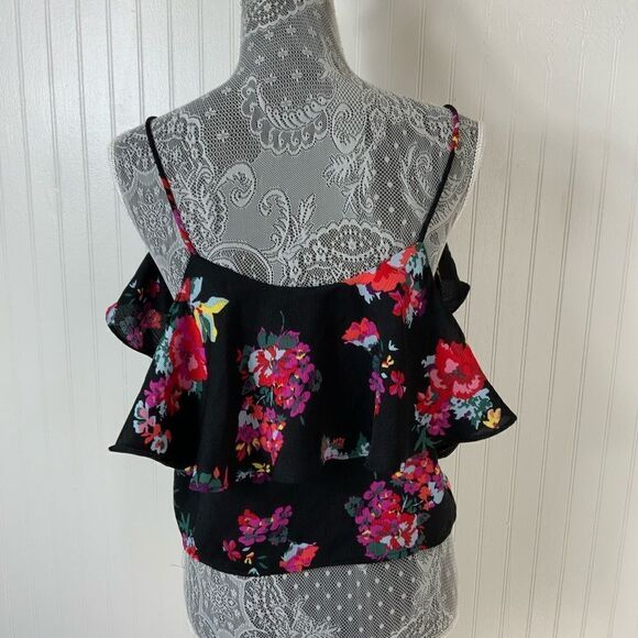 Women’s Lush cold shoulder crop blouse - Picture 5 of 6